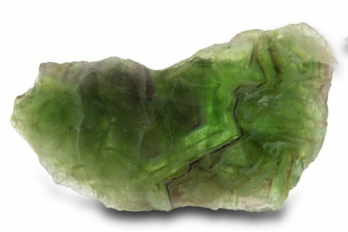 Colorful, Polished Fluorite Slab - China #333269